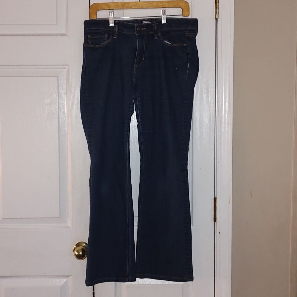 Ann Taylor the Loft Curvy Boot Jeans  Sz 6